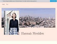 Tablet Screenshot of hannahmoulden.com
